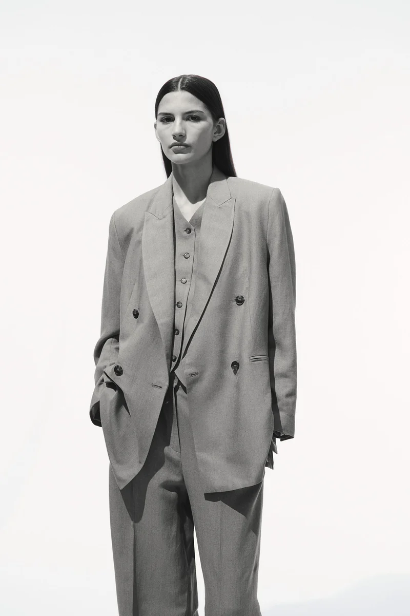 H&M Linen-blend blazer