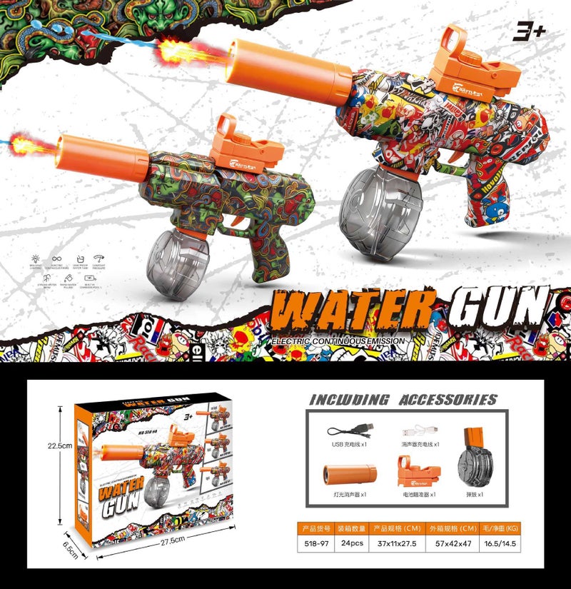 SF Best-selling Graffiti-style M416-shaped Water Gun Toy - Image 1