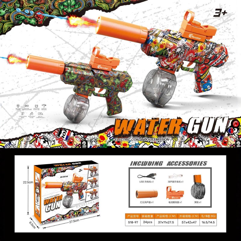 SF Best-selling Graffiti-style M416-shaped Water Gun Toy - Image 3