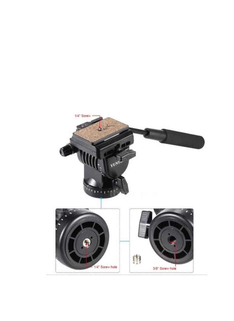 يونجتنج رأس حامل ثلاثي القوائم YUNTENG 950 مع مقبض - دعم تصوير متعدد الاستخدامات واحترافي  - Image 3