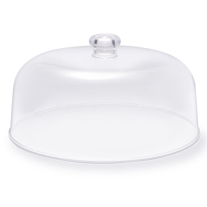 CozyState 11-inch Plastic Acrylic Cake Dome Cover, Suitable for Cake Stand Plates Transparent Cake Cover(Transparent Handle) - Image 1