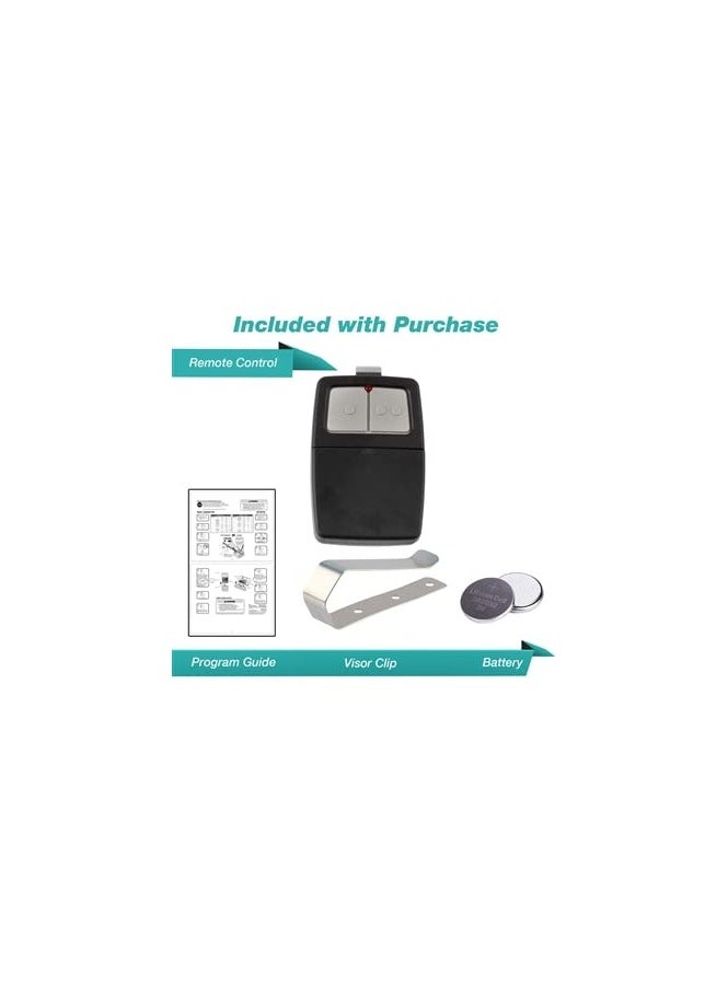 Generic Universal Garage Door Opener Remote for Clicker Liftmaster Chamberlain Genie Linear 375LM 375UT KLIK1U  - Image 2