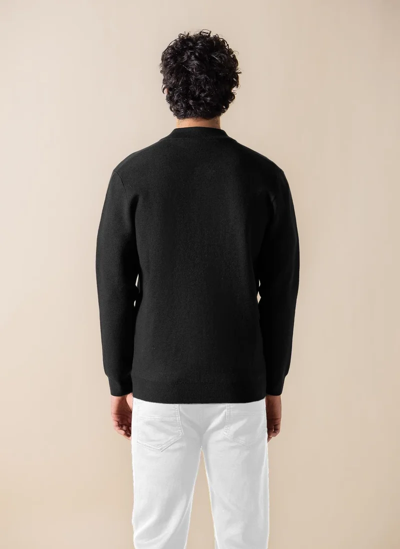 SHAPES FINE KNIT BOMBER JACKET