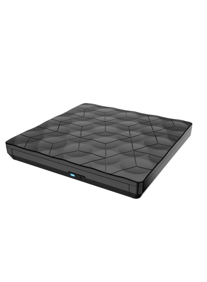 USB3.0 DVD Burner External Mobile Notebook RW External Optical Drive Type C External Drive-Color:Black