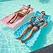 PARENTSWELL 2 Pack Inflatable Pool Floats Adult 71x33 Large Pool Raft Water Lounge Float with Headrest Floating Mat Swimming Floaties for Adults Blue Pink - Image 3