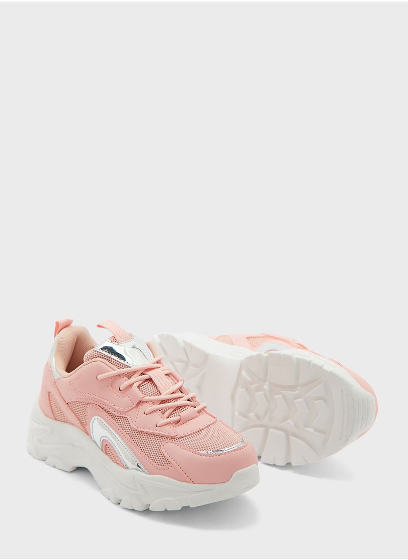 Ginger - Curved Detail Sneaker - Image 1