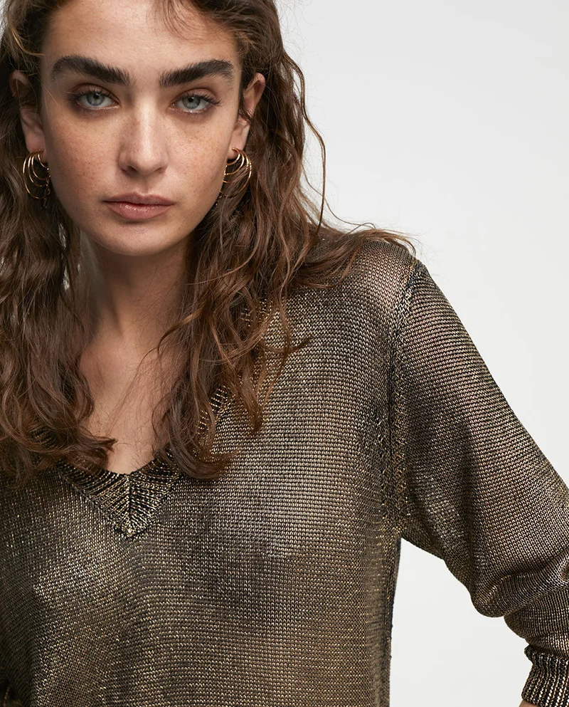 Lola Casademunt Laminated sweater