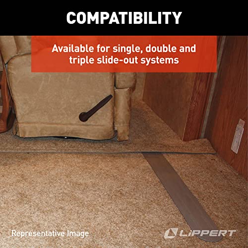 Lippert Components مجموعة ليبرت مكونات 1346281 فليكس غارد مزدوجة مع الأجهزة سوداء، قياسية - Image 3