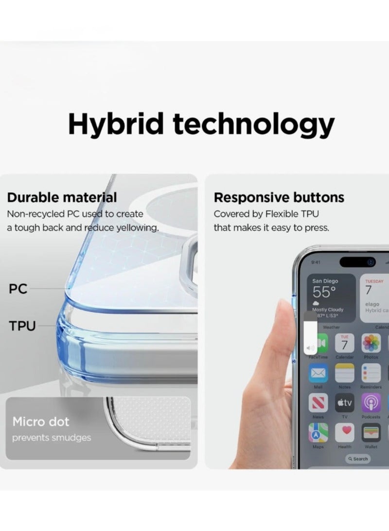 Crystal Clear Transparent Phone Case for Apple iPhone 15 Pro Max – Slim Ulta Thin Hard TPU Shockproof Cover, Anti-Yellowing Crystal Clear Protective Back Case with Camera Protection - Image 4