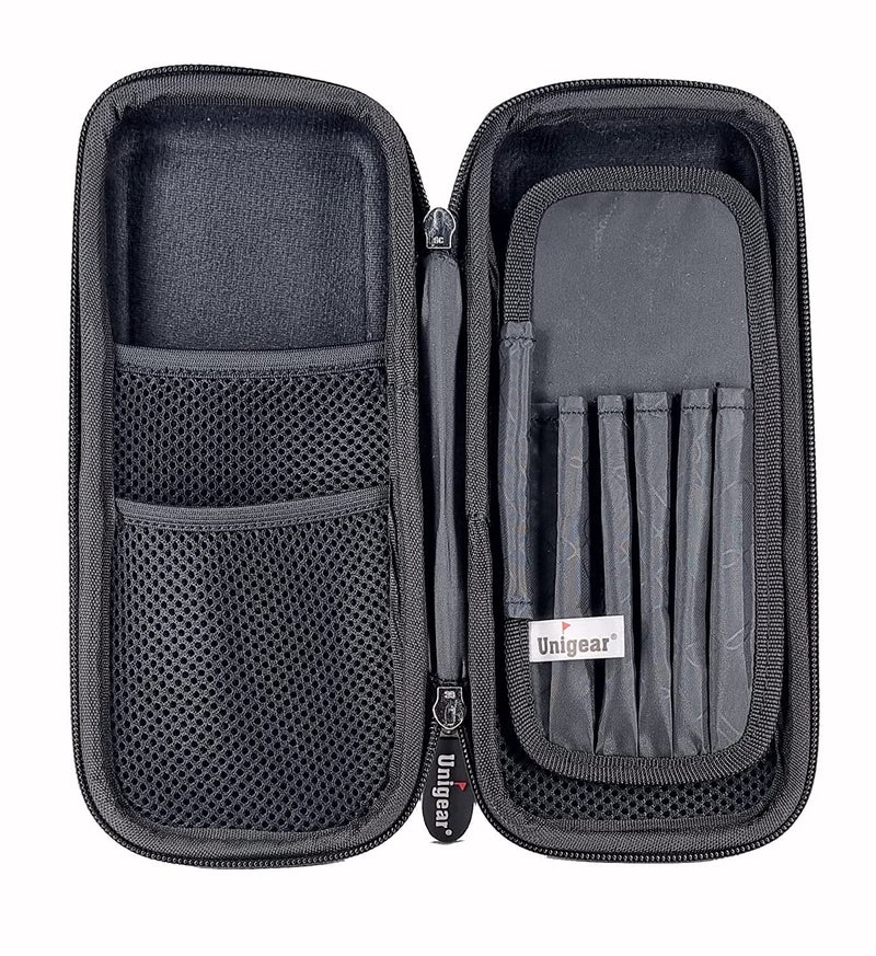Unigear EVA Polyester Pencil Case Pen Pouch Holder Bag Stationery Box Large Storage EVA Hard Shell for School Supplies Office Stuff (Dark Grey) - Image 2