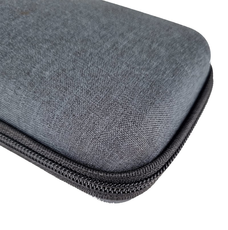 Unigear EVA Polyester Pencil Case Pen Pouch Holder Bag Stationery Box Large Storage EVA Hard Shell for School Supplies Office Stuff (Dark Grey) - Image 4