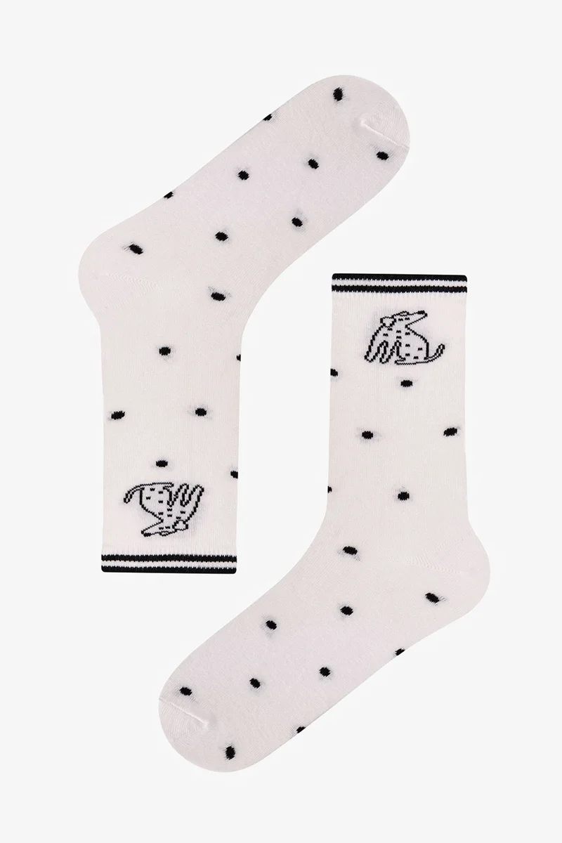 Penti PENTI Kitten Lines Cotton Pair Crew Socks