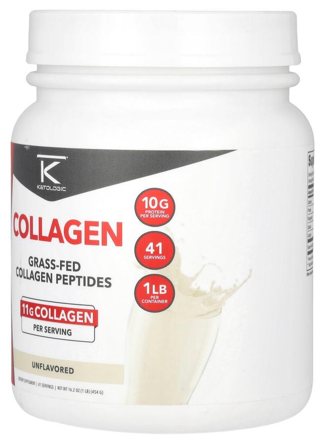 Ketologic Collagen Unflavored 16.2 oz (454 g) - Image 2