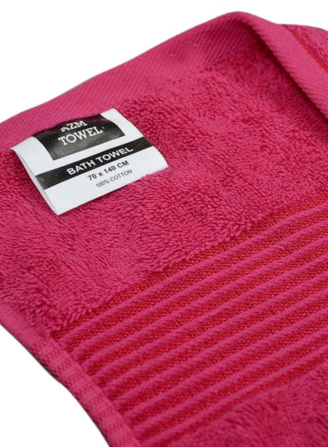 أيه زيد أم منشفة استحمام فاخرة قطن 100% قطعة واحدة (70 × 140 سم) – 550 جرام/م– امتصاص عالي وتجف بسرعة – مثالية للحمام – لون وردي - Image 4