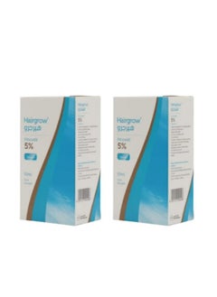 Hairgrow Minoxidil 5% Solution Hair Regrowth Tonic 50ml (2 Pack 2 Month) 