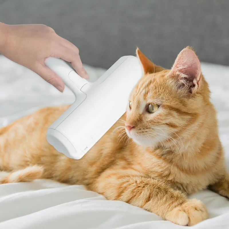 5 دي ام Cat Dog Pet Hair Cleaner Bristle Dust Collector with Chamber