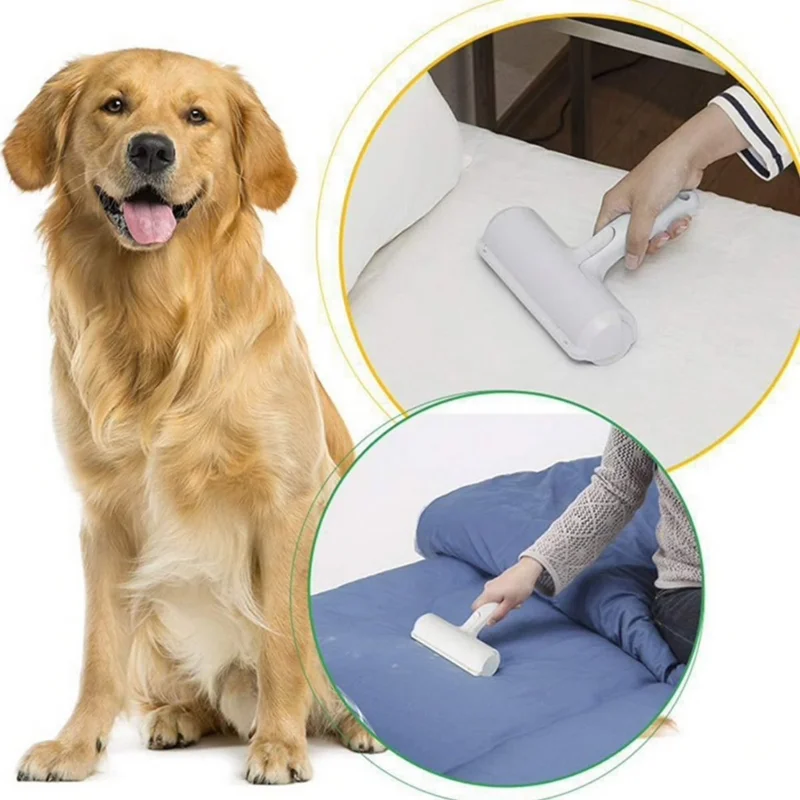 5 دي ام Cat Dog Pet Hair Cleaner Bristle Dust Collector with Chamber