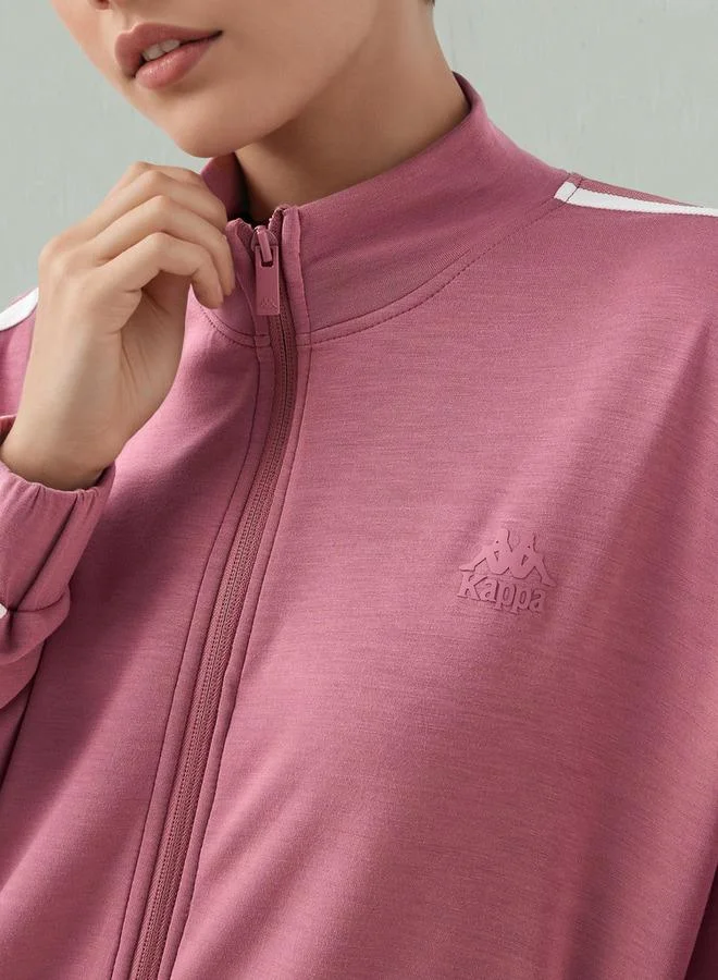 Kappa PINK Kappa Women Soft Touch Zip Through Sweatshirt for Women | Best Price UAE