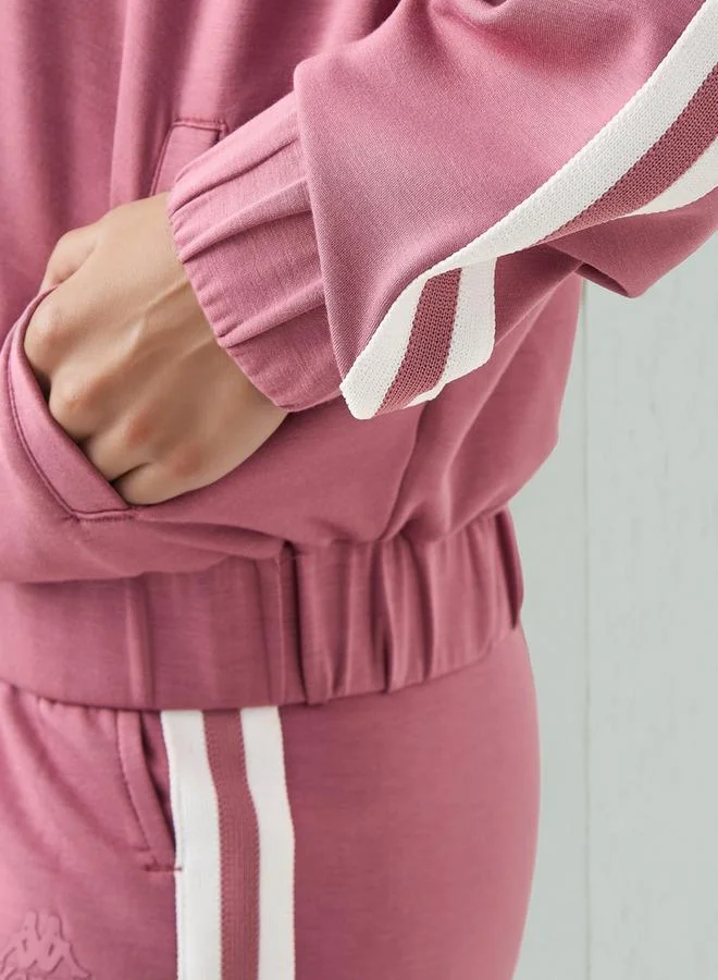 Kappa PINK Kappa Women Soft Touch Zip Through Sweatshirt for Women | Best Price UAE