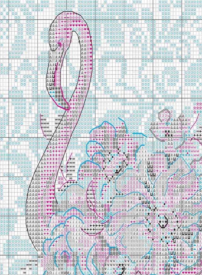 Dimensions Floral Flamingo Animal Counted Cross Stitch Set, 9" x 12", 14 Cnt. White Aida - Image 5