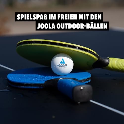 JOOLA كرات تنس الطاولة الخارجية JOOLA - عبوة 6 كرات بحجم 40 مم وفقًا للمعايير للتدريب واللعب الترفيهي - ممتعة كلعبة قطط - متوافقة مع اللعب الداخلي والخارجي - بيضاء - Image 4