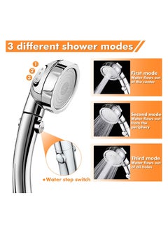XiuWoo Portable Camping Shower, Camping Shower Pump, 3 Flow Modes, 6000mAh Battery-Powered, Smart Digital Display Intelligent Temperature Measurement, Suitable for Hiking, Traveling, Laundry, Pet Bath  - Image 4