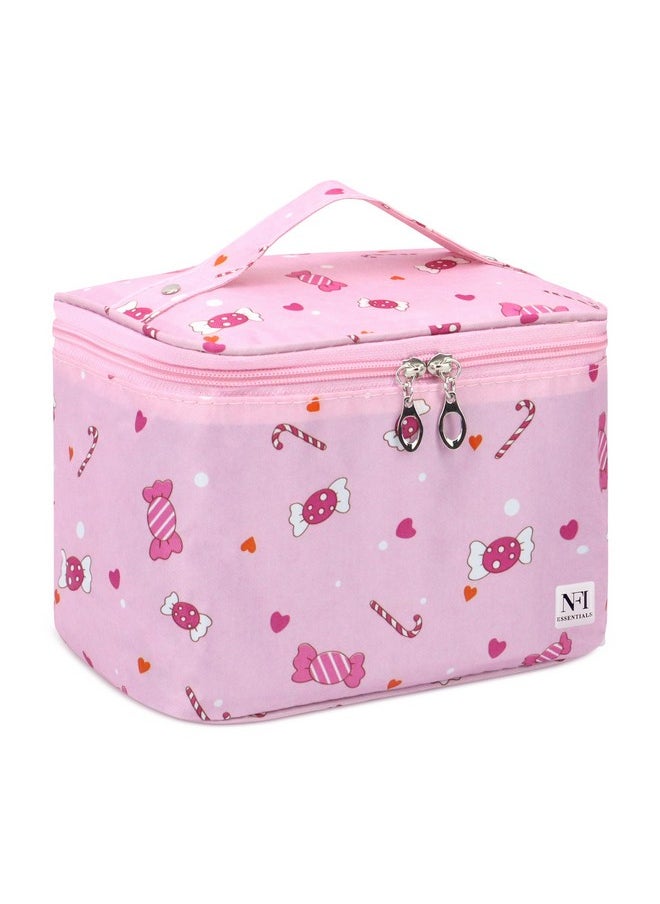 NFI essentials NFI essentials Printed Cosmetic Organizer Bag, Makeup Bag for Women Toiletry Bag Makeup Organizer Make up Kit Travel Pouch Vanity Bag Pouch for Girls  - Image 1