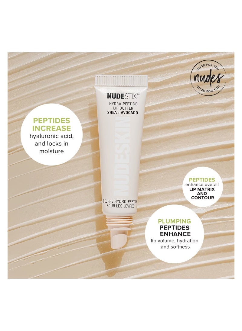 Nudeskin Hydra-Peptide Lip Butter With Shea and Avocado - 10 ml