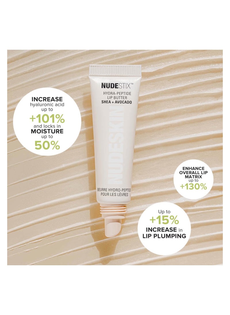 Nudeskin Hydra-Peptide Lip Butter With Shea and Avocado - 10 ml