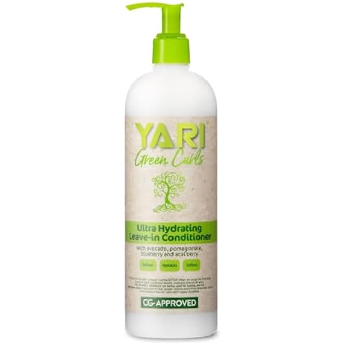 YARI طريقة الترطيب الفائق - تجعيد أخضر - بلسم مرطب فائق بدون شطف 500 مل - Image 1