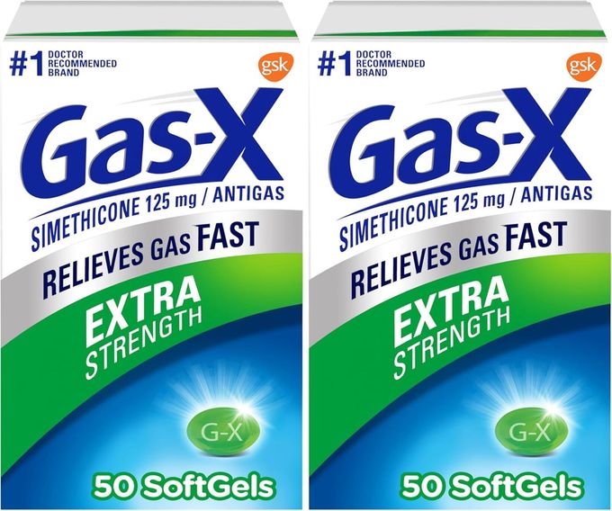 Gas-X Extra Strength Gas Relief Softgels with Simethicone 125 mg 50 Count Pack of 2 - Image 5