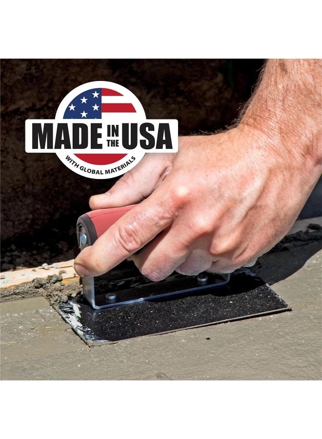 MARSHALLTOWN The Premier Line 162Bd 6-Inch By 6-Inch Blue Steel Edger With Durasoft Handle  - Image 5