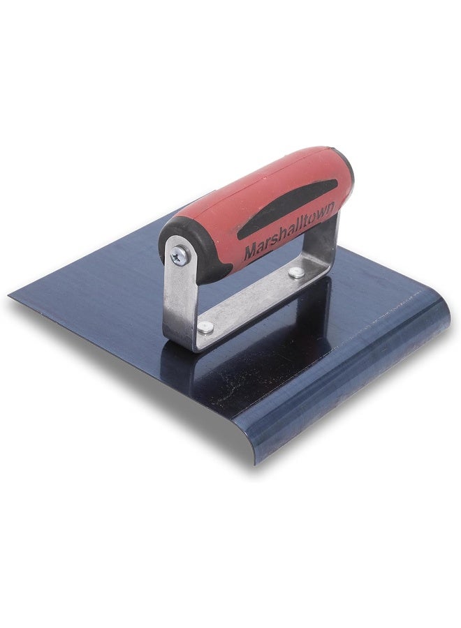 MARSHALLTOWN The Premier Line 162Bd 6-Inch By 6-Inch Blue Steel Edger With Durasoft Handle  - Image 2
