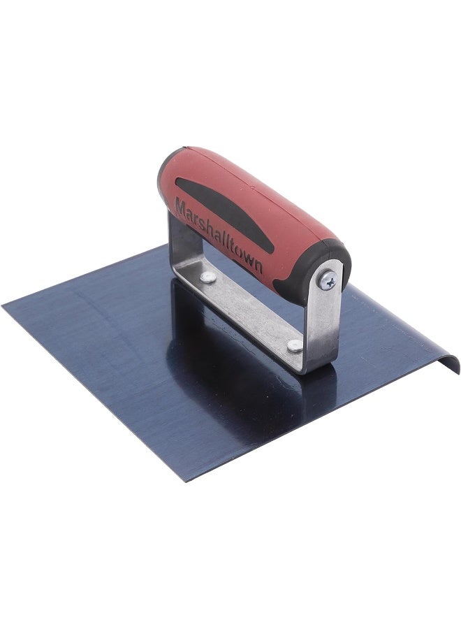 MARSHALLTOWN The Premier Line 162Bd 6-Inch By 6-Inch Blue Steel Edger With Durasoft Handle  - Image 4