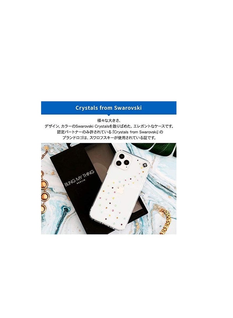 بلينج هاتف Bling My Thing - Milky Way Pure Neon Clear لهاتف آيفون 12 برو ماكس - برتقالي (كريستالات سواروفسكي® تتوهج في الظلام) - Image 3