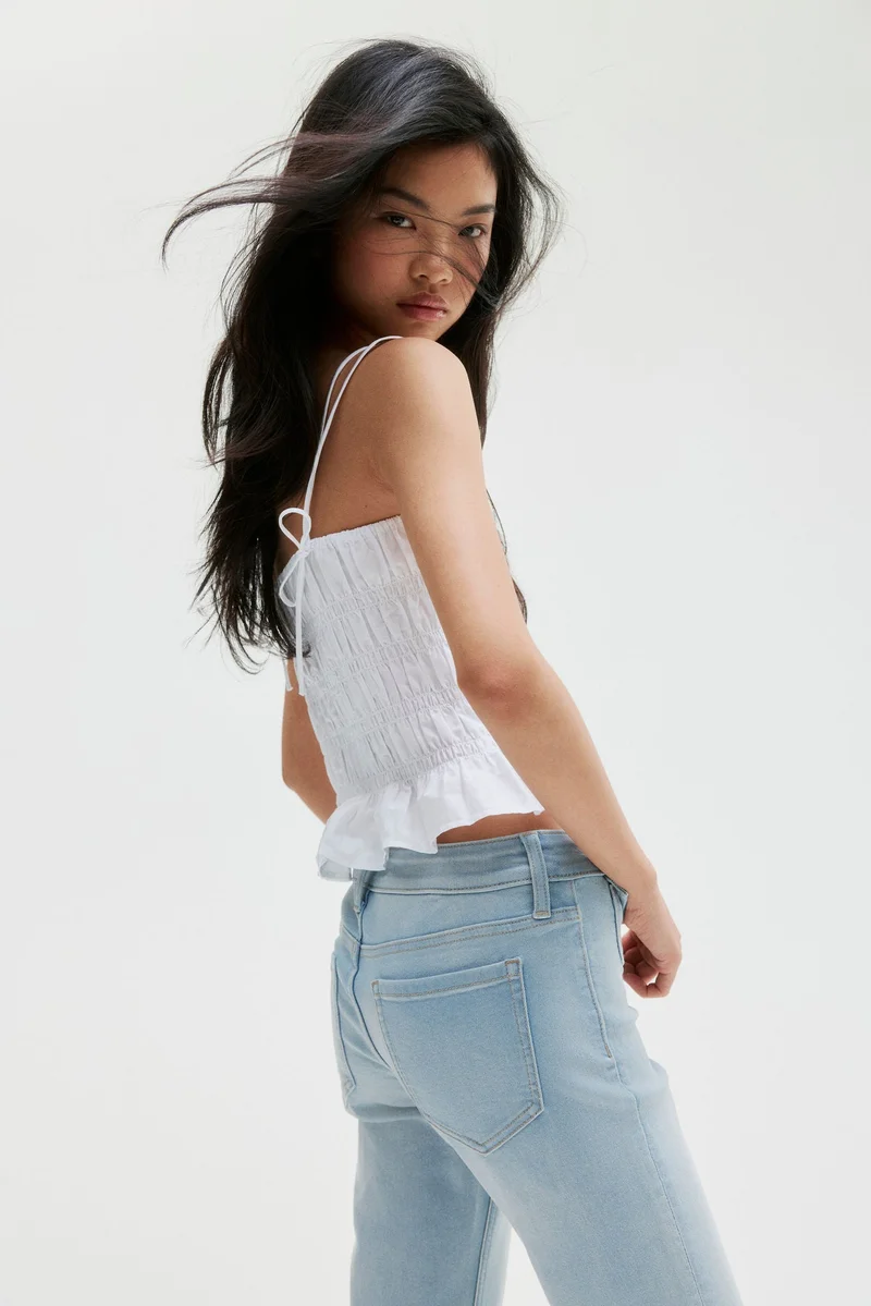 H&M Flared Low Ankle Jeans