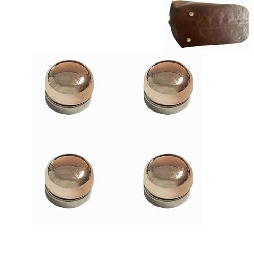 SPANSEE 4PCS Magnetic Feet for Handbags, Bottom Feet for Purses, Magnetic Feet for Purse Bottom, Purse Feet for Handbags, Handbag Heels (Rose Gold) - Image 1
