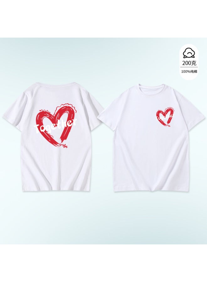 School Games Performance Clothes Kindergarten Class Clothes Cheerleading T-shirt Candy Color Cotton Short-sleeved Student Group Clothes