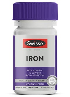 Swisse UltiBoost Iron with Vitamin C to Support Iron Absorption for ...