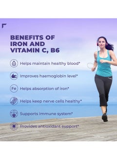 Swisse UltiBoost Iron with Vitamin C to Support Iron Absorption for Women's Health 30 Tablets One-A-Day Health Supplement  - Image 2