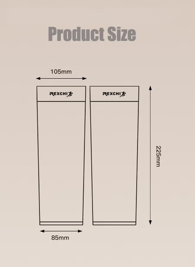 REXCHI Elastic Knee Compression Sleeve For Pain Relief & Arthritis - Breathable, Skin-Friendly, High Elastic Support For Running, Football, Dance, And Basketball - Image 4