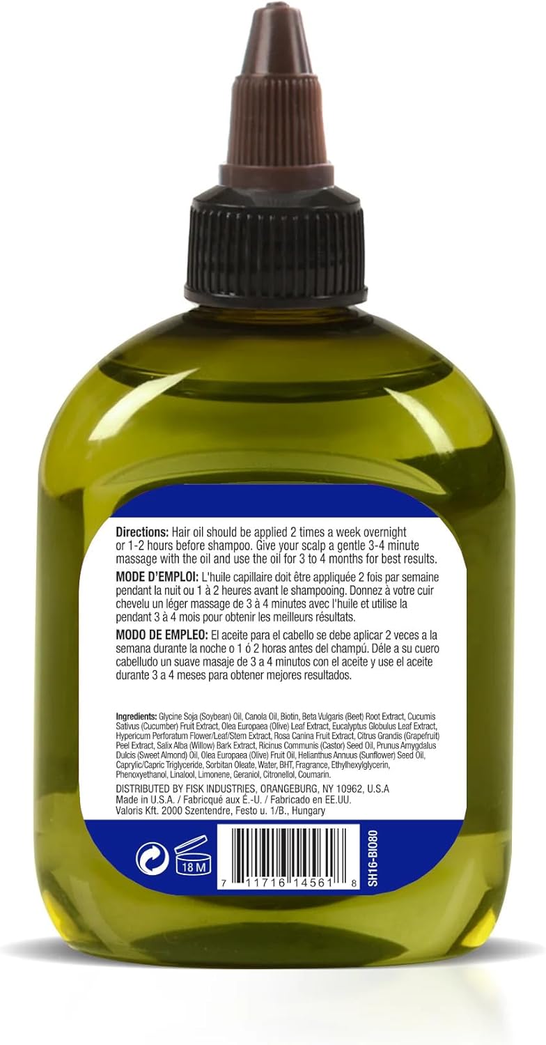 difeel Premium Biotin Hair Oil 7.1 oz. (Pack of 2) - Image 2