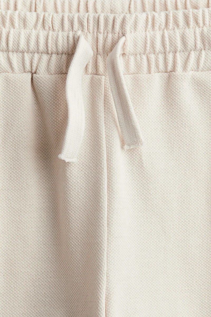 اتش اند ام Cotton piqué shorts