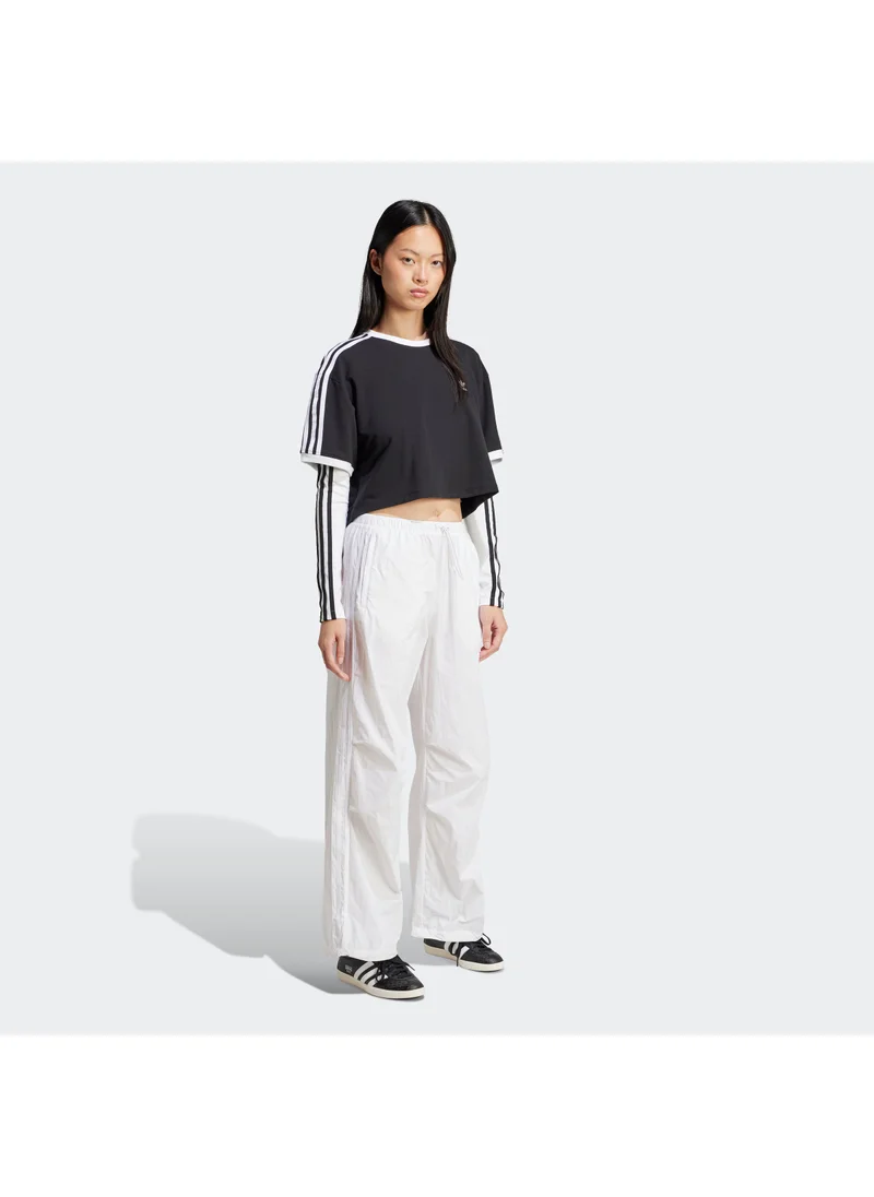 اديداس اوريجينالز Adicolor 3 Stripes Loose Crop T-Shirt
