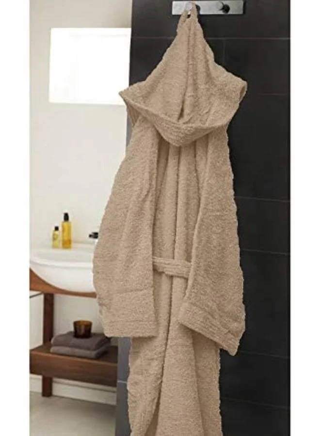 Bliss Casa Unisex Hooded Bathrobe - 100% Cotton, Super Soft, Highly Absorbent Bathrobes For Women & Men- Perfect for Everyday Use