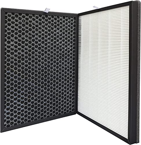 LRFDRESS FY1413/40 Activated Carbon Filter & FY1410/40 HEPA Filter Compatible with Phillips Air Purifier Series 1000 1000i AC1214 AC1215 AC1217 AC2729 replacement of the air purifier filter - Image 2
