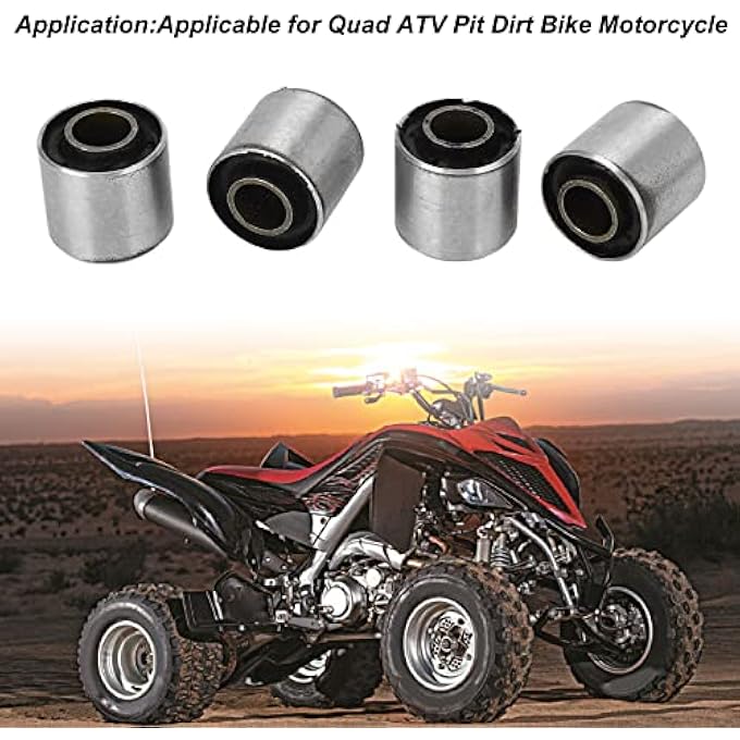rayihni 4 Pcs Rear Swing Arm Bushes 12Mm 28Mm 29Mm Metal Shock Swingarm Bushing Spacer Set For Quad Atv Pit Dirt Bike Motorcycle - Image 3