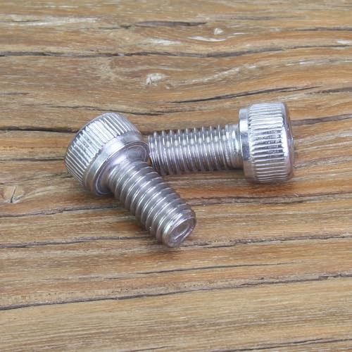 Sutemribor 35 Pieces M6 x 12mm Socket Head Cap Screws, Thread Pitch 1.0mm, Sutemribor M6 Screws, 304 Stainless Steel, Fully Threaded, Silver - Image 4