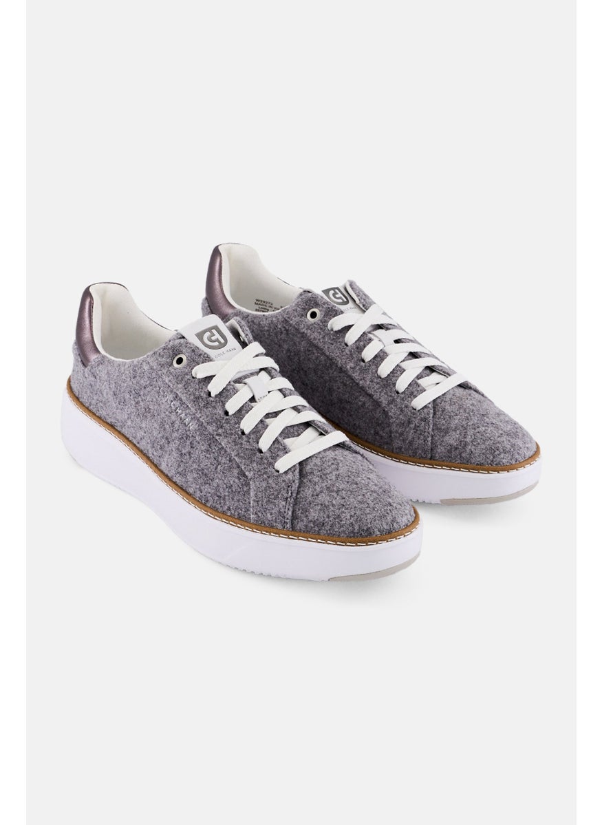 COLE HAAN Women Lace Up Casual Shoes, Grey  - Image 1