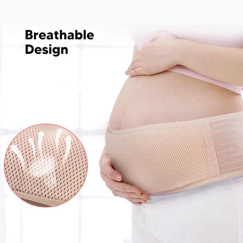 klarako Maternity Belly Band Pressure Relief Pregnancy Belt Weight Support Strap for Standing L - Image 4